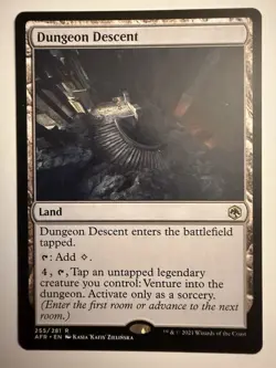 Dungeon Descent (255) Adventures in the Forgotten Realms AFR MTG Magic - Image 1