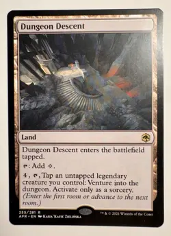 Dungeon Descent Non-Foil (255) Adventures in the Forgotten Realms AFR MTG Magic - Image 1