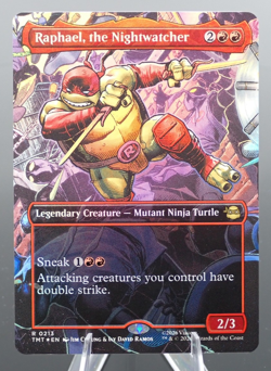Raphael the Nightwatcher Teenage Mutant Ninja Turtles Borderless Foil R 0213 - Image 1