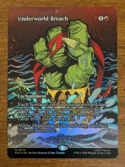 Underworld Breach Borderless Foil 0010 PZA Teenage Mutant Ninja Turtles TMNT MTG - Image 1