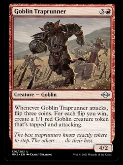 2021 MTG Goblin Traprunner MH2 Uncommon #130 - Image 1