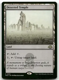 Deserted Temple #301 MTG Modern Horizons 3 NM X1 - Image 1