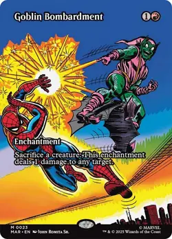 MTG Goblin Bombardment Borderless - Marvel Universe #23 - Image 1