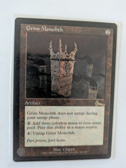 Grim Monolith Urza's Legacy MTG Exc Free shipping with tracking 2 - Image 1