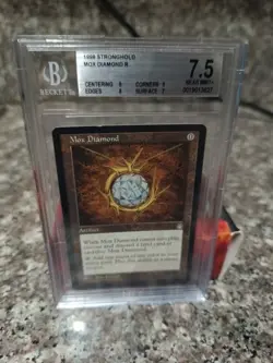 Mox Diamond – Stronghold 1998 💎 BGS 7.5 NM+ 🔹 Beckett Graded Vintage MTG - Image 1