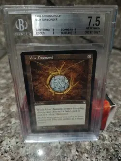 Mox Diamond – Stronghold 1998 💎 BGS 7.5 NM+ 🔹 Beckett Graded Vintage MTG - Image 2
