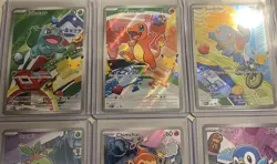 Pokemon First Partner Promo 30th Gen 1&4 6CARD 037 038 039 040 041 042+stickers - Image 2