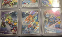 Pokemon First Partner Promo 30th Gen 1&4 6CARD 037 038 039 040 041 042+stickers - Image 5