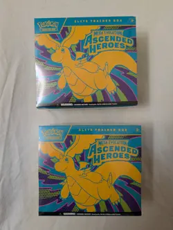 2x Pokemon TCG Ascended Heroes Elite Trainer Box ETB New - TWO, FACTORY SEALED - Image 1