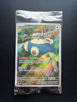 Pokemon: Snorlax Scarlet & Violet Promo 051 (151 ETB) SEALED - Image 1