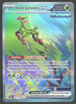Pokemon TCG: Iron Leaves ex 203/162 Temporal Forces Special Illustration Rare - Image 1
