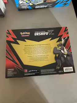 Pokemon Single Strike RED Urshifu V Factory Sealed Box - Image 2
