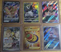 Pokemon Full Art Lot 6 Cards Near Mint - Image 1