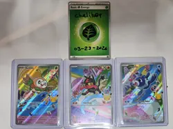 Pokemon 2026 First Partner Illustration Collection Series 1 Promos Set 43-45 🍃 - Image 1
