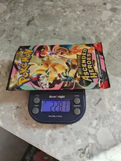 HEAVY! 22.81g Pokemon TCG Ascended Heroes Booster Pack (SEALED) god packU - Image 1