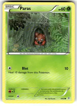 Generations Pokemon TCG Paras 6/83 NM - Image 1