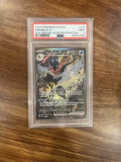 Pokemon Greninja ex 132 SV: Scarlet & Violet Promo Holo English PSA 9 - Image 1