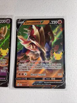 Pokemon - Sword & Shield Celebrations - Zacian V 16/25 Zamazenta V 18/25 (173) - Image 2