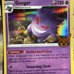 Gengar 066/196 2023 Holo Rare (Trick or Trade) Pokemon TCG Mint Condition! - Image 3