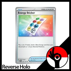 Pokemon TCG: Scarlet & Violet 151 - Reverse Holo - 159/165 - Energy Sticker - Image 1