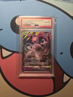 2017 Pokemon Sun & Moon Shining Legends #39 Mewtwo GX PSA 10 - Image 1