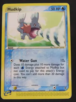 Mudkip 65/97 Common Dragon Pokemon LP - Image 1