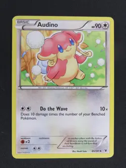 Audino 85/101 Uncommon Noble Victories Pokemon NM - Image 1