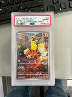TCG2023 Pokemon SV-P Detective Pikachu Pre Order PSA 10 - Image 1