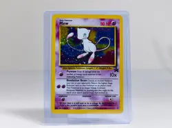 POKEMON #9 * MEW * BLACK STAR PROMO * 2000 HOLO RARE EXCELLENT LP TCG M37 - Image 4