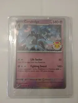 Ceruledge 040/091 Pokemon Day 2024 Stamped Promo Sealed/New - Image 1