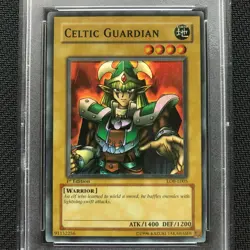 Celtic Guardian LOB-E005 - Super Rare 1st Edition - PSA 10 - Europe 2002 YuGiOh! - Image 2