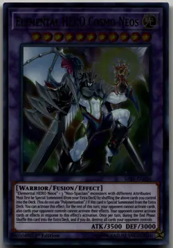 Elemental HERO Cosmo Neos Super Rare Savage Strike SAST-EN036 LP - Image 1