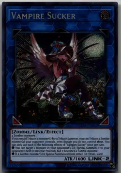 Vampire Sucker Secret Rare Flames of Destruction FLOD-EN050 LP - Image 1