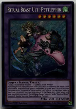 Ritual Beast Ulti-Pettlephin Secret Rare The Secret Forces THSF-EN029 LP - Image 1