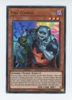 Yugioh Uni-Zombie BLRR-EN074 Ultra Rare 1st Ed NM - Image 1