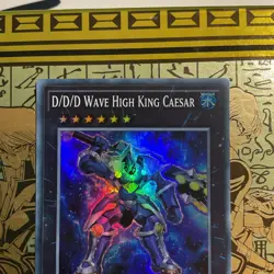 Yu-Gi-Oh! TCG D/D/D Wave High King Caesar Super Rare 1st Edition COTD-EN042 - Image 2