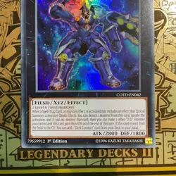Yu-Gi-Oh! TCG D/D/D Wave High King Caesar Super Rare 1st Edition COTD-EN042 - Image 3