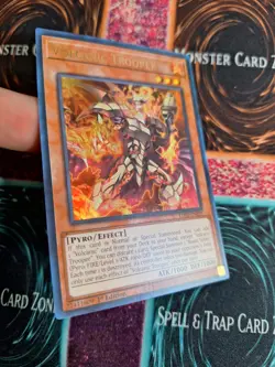 Yu-Gi-Oh! TCG Volcanic Trooper LD10-EN019 Ultra Rare 1st Edition Near Mint - Image 2