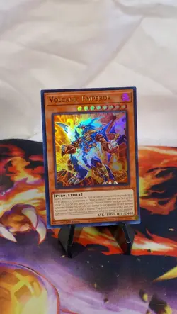 Yugioh! TCG LD10-EN018 Volcanic Emperor - Ultra Rare - NM - Image 1