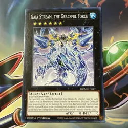 Gaia Stream, The Graceful Force 1st Edition Common DUAD-EN047 Yu-Gi-Oh! M/NM - Image 1