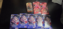 One Piece LOT - 5 OP-14 , 2 Heroines EB-03, 1 OP-13 Tin ALL SEALED - Image 1