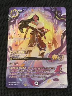 Disney Lorcana - Pocahontas - Peacekeeper (Iconic) 241/204 Winterspell - Image 1