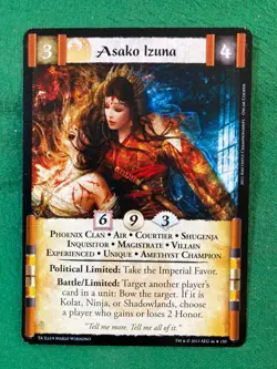 LEGEND OF THE FIVE RINGS, L5R CCG - (TORN ASUNDER) SINGLE CARDS - Image 2