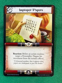 LEGEND OF THE FIVE RINGS, L5R CCG - (TORN ASUNDER) SINGLE CARDS - Image 3