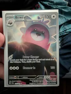 Pokemon TCG Bewear Illustration Rare Holo Card 079/064 Shrouded Fable NM - Image 1