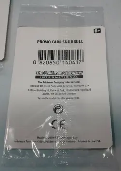 SEALED x4 Pokemon Detective Pikachu Exclusive Promo Card Snubbull SM200 Holo - Image 3