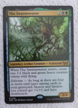 The Swarmweaver RARE MTG Card NM Legendary Artifact Creature (g134) - Image 1