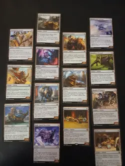 Lot Of 14 Magic The Gathering Mtg Vehicle Artifact Cards Commen, Uncommon,rare 2 - Image 1