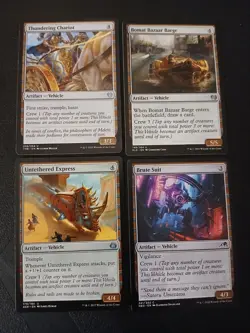 Lot Of 14 Magic The Gathering Mtg Vehicle Artifact Cards Commen, Uncommon,rare 2 - Image 3