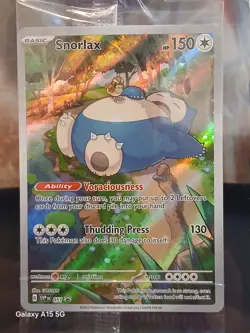Snorlax SVP EN 051 Black Star Promo Scarlet & Violet Pokemon 151 Card - SEALED - Image 2